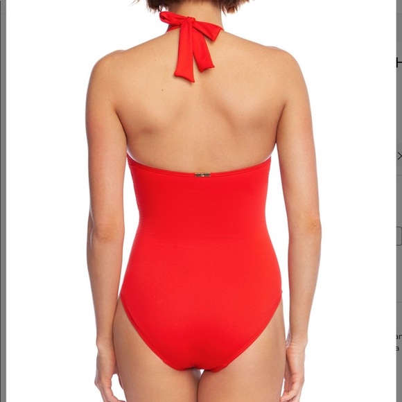 Ralph Lauren Red Onepiece Swimsuit - Picture 2 of 6